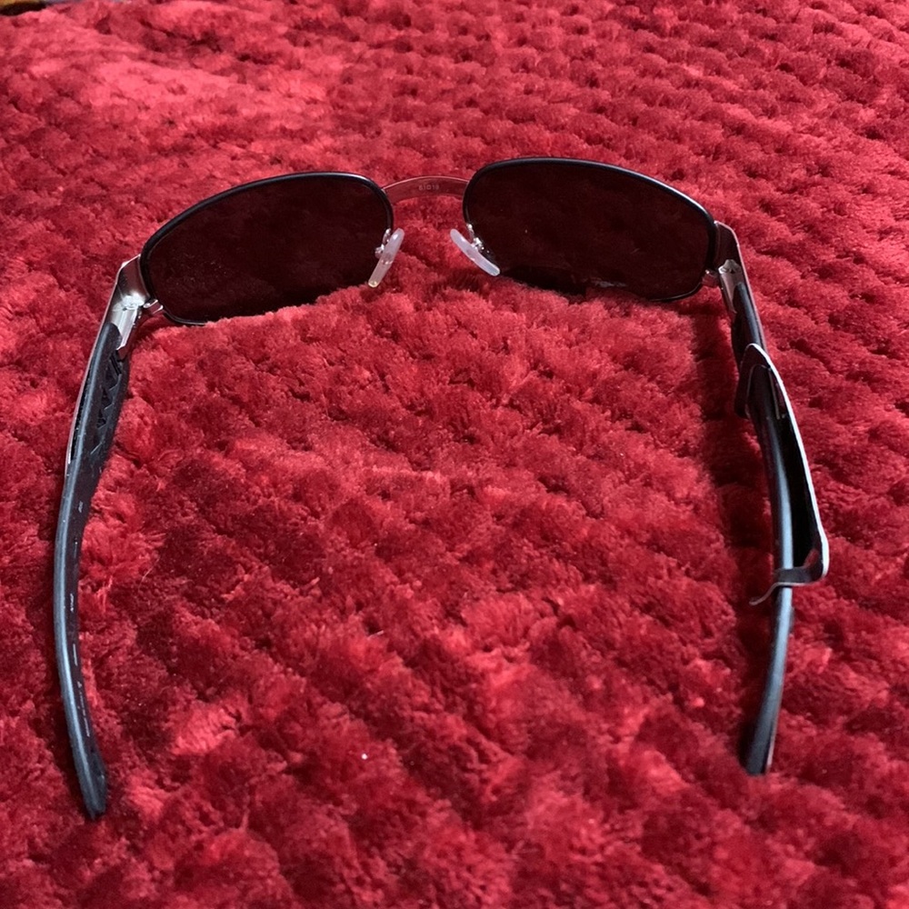 Notorio Occhiali -N142 men’s polarized sunglasses silver / black rim & temples - Picture 3 of 9